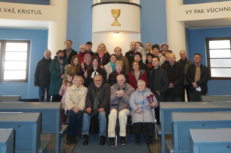 Společné foto 13. 3. 2022, Korandův sbor, Plzeň